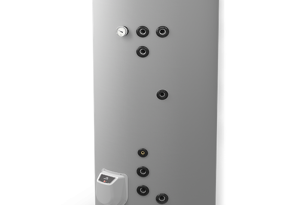 Boiler termoelectric cu doua serpentine Eldom FV50080S21, 9000 W, 500 l, montaj pe sol, 0.8 Mpa