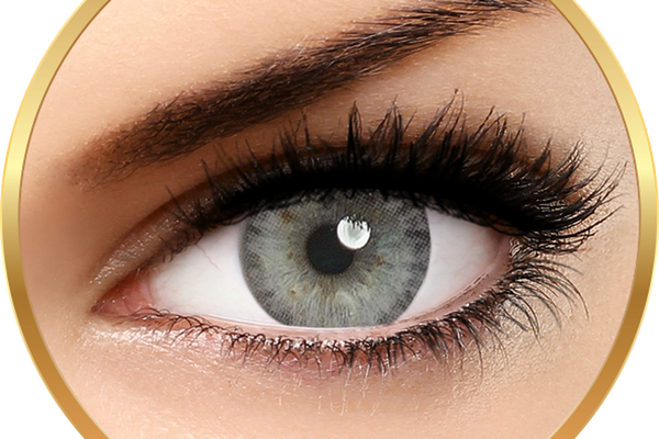 Lentile Colorate Adore Pearl Grey - 90 Purtari, 2 Lentile/Cutie