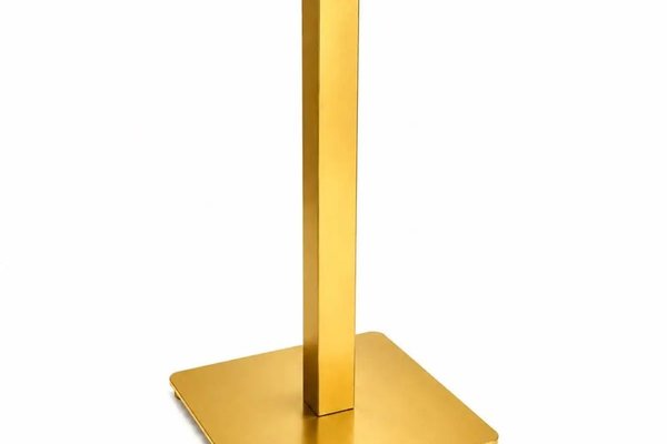 Picioare metalice pentru masa 80x80 cm,culoare auriu