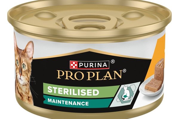 Purina Pro Plan Adult Cat Sterilised Maintenance cu pui, hrana umeda pentru pisici adulte, 85 g