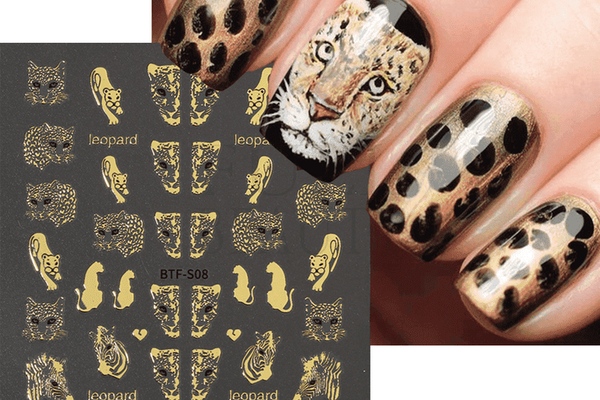 Sticker decor unghii BTF-S08 Gold - BTF-S08H