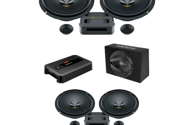 Pachet difuzoare auto cu subwoofer pentru Ford Mondeo Mk4 2007 - 2010 Hertz Dieci Pro 1030 W