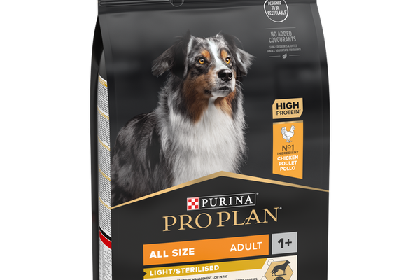 PURINA PRO PLAN ADULT Light Sterilised, Toate Taliile, Pui, 3 kg