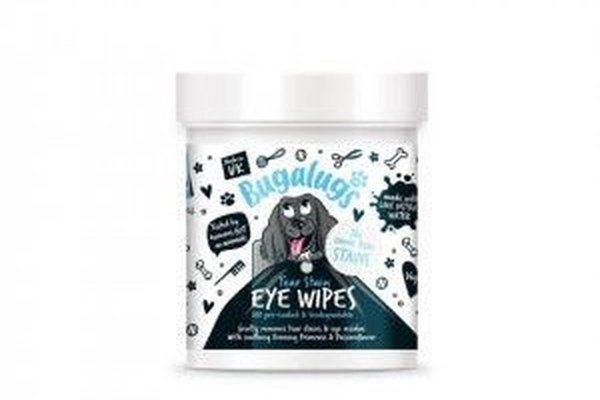 Dischete pentru igiena ochilor, Bugalugs Eye Wipes, 100 buc