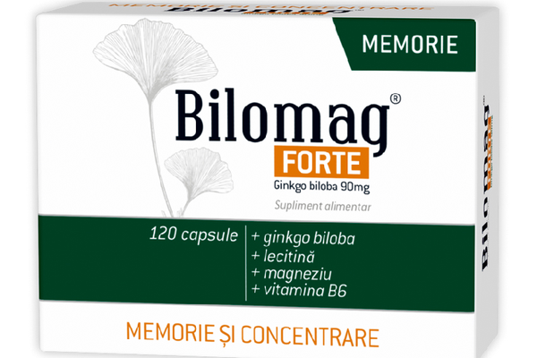 Bilomag forte memorie, 120 capsule, Zdrovit