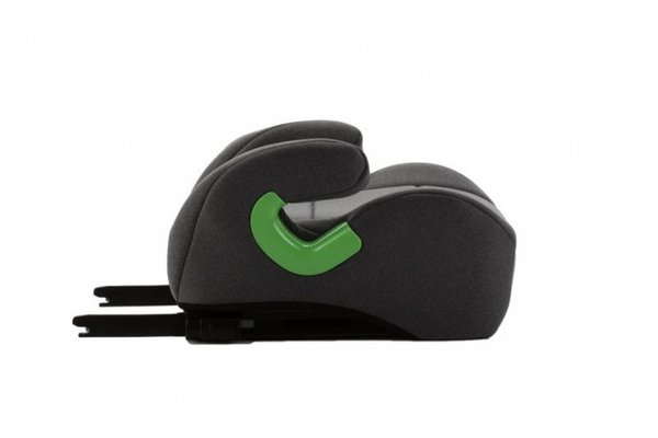 Inaltator auto Adamex Bass pentru copii, R129 i-Size, ISOFIX reglabil, spuma moale, 125-150 cm sau 22-36 kg, gri