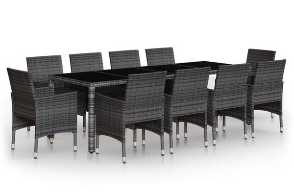Set mobilier de gradina, 11 piese