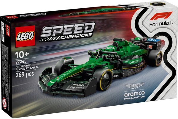 Lego Speed Champions Masina de Curse Aston Martin Aramco F1 AMR24 (77245)