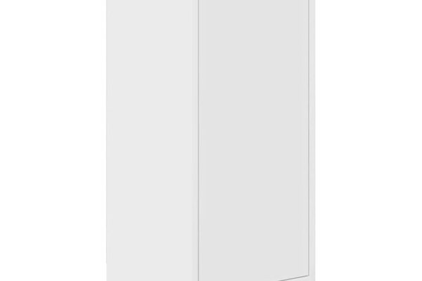 Dulap pentru incaltaminte alb din lemn prelucrat - 29,5x34x76 cm
