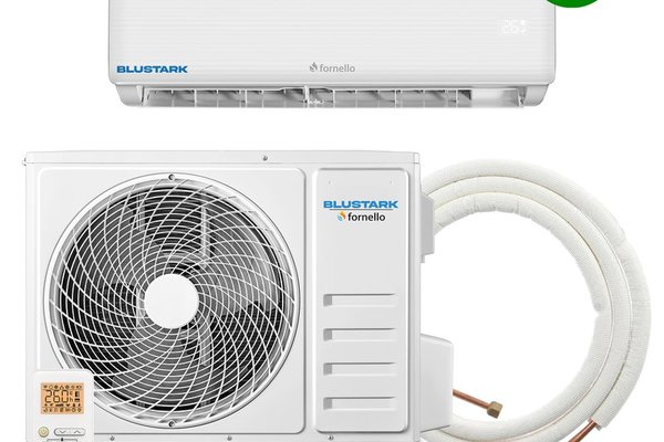 Aer conditionat Fornello BluStark FAN 18 CB, 18000 BTU, clasa A++, WI-FI inclus, kit instalare