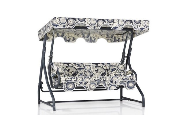 Balansoar OLEA pentru gradina, 3 locuri, multicolor, dimensiuni 200x110x165 cm