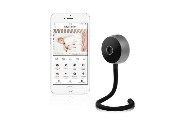 Monitor video Lionelo Babyline Smart cu aplicatie, conectivitate Wifi si senzori de temperatura
