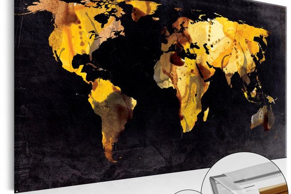 Tablou din plută - If the World were a desert... [Cork Map] 120x80 cm