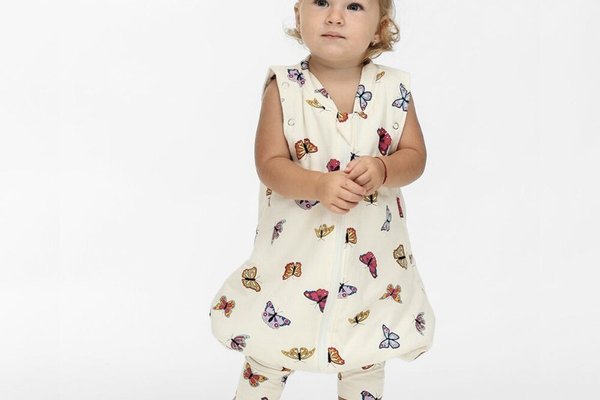 Sac de dormit cu picioruse 2 tog Butterfly Dreams 70 cm