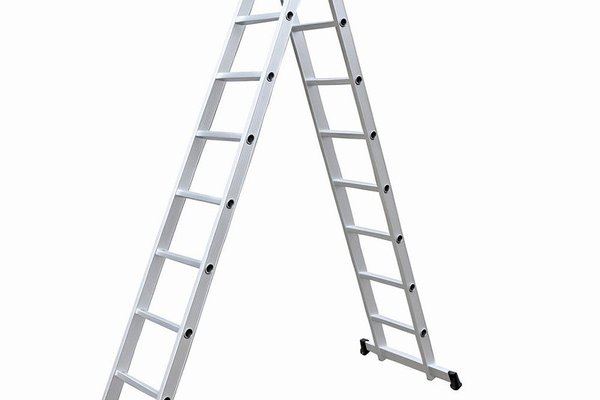 Scara combinata MESTERINO TOOLS JL-206-2X9 din aluminiu, 4.3 metri, 2x9 trepte, capacitate 115 kg