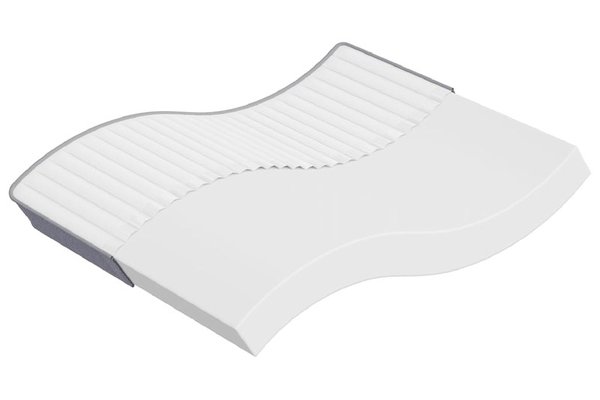 Saltea din spuma 200 x 200 x 24 cm, fermitate medie-moale, husa lavabila