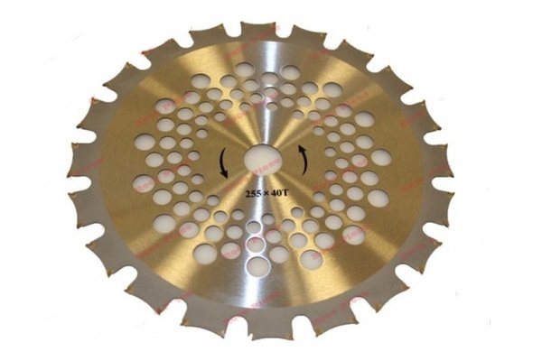 Disc Motocoasa 255 x 40Tx 25.4mm NAKAMURA ,dinti dubli