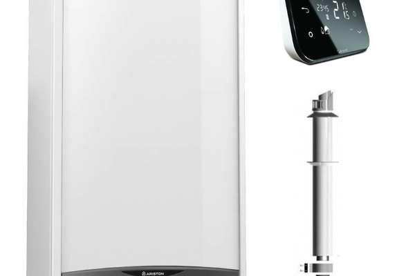 Centrala termica pe gaz in condensare Ariston Clas One Plus WIFI 24 KW si Salus IT500 wifi termostat ambient cu control prin internet, 5 ani garantie