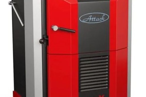 Cazan (centrala) pe combustibil solid, Attack DPX Standard cu gazeificare, 25 kW