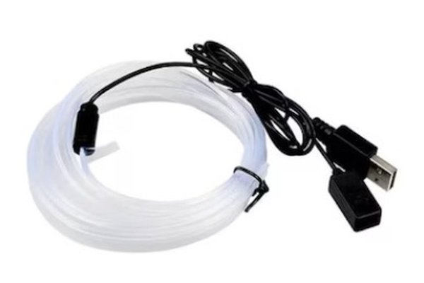 Fir neon cu LED 5 metri RGB conectare mufa USB