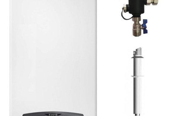 Centrala termica in condensatie Ariston Cares S 24 kW, kit evacuare inclus si Filtru Antimagnetita