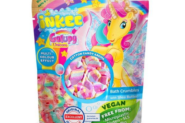 Granule efervescente de baie Craze Inkee unicorn Galupy