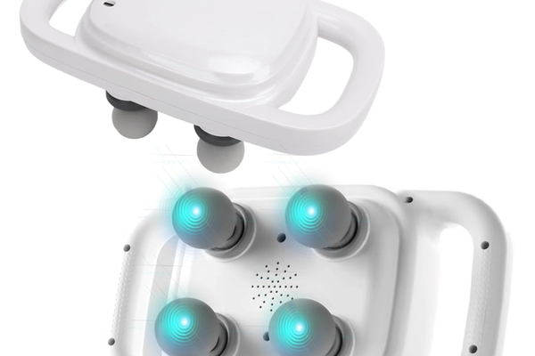 Aparat de masaj S2 cu 4 capete puternice afisaj LCD si manere ergonomice