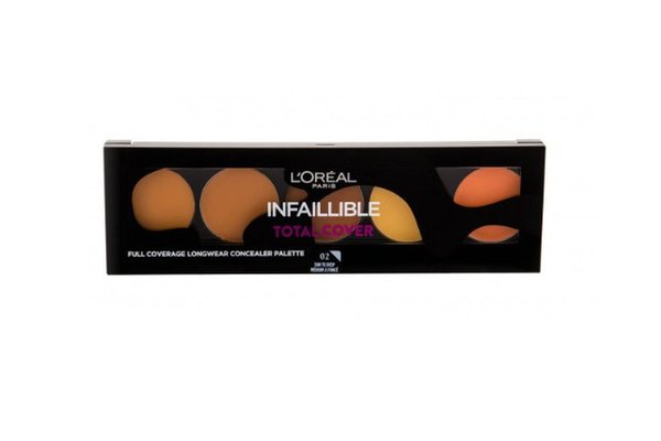 Paleta Corectoare Loreal Total Cover Concealer, Nuanta 02 Tan To Deep