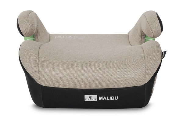 Inaltator auto cu isofix Lorelli Malibu Beige 6-12 ani, 125-150 cm, cu conectori pentru ghidaj