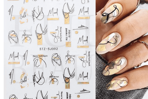 Sticker decor unghii STZ-SJ002