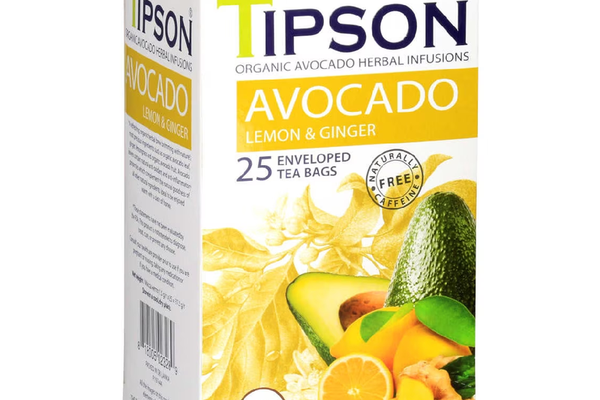 Ceai Eco avocado, lamaie si ghimbir, 25 plicuri, Tipson