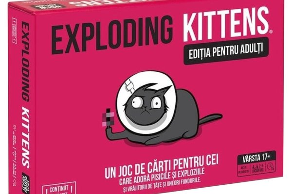 Exploding Kittens - Pink Edition (editia in limba romana)