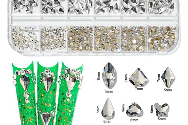 Cristale decor unghii marimi si forme diferite KK-08