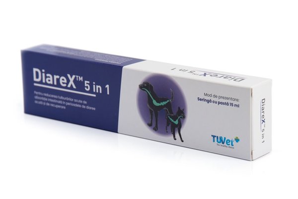 DiareX 5 IN 1, Tuvet, seringa 15 ml