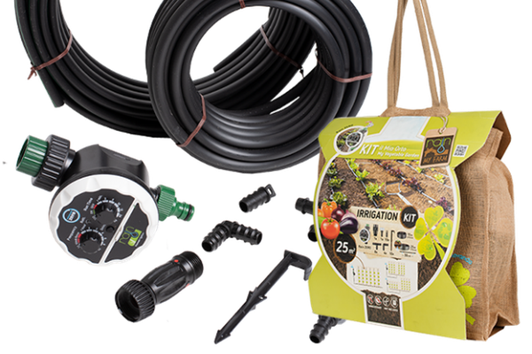 Kit Irigare Prin Picurare My Farm Vegetable Garden - a Unei Suprafete De Maxim 25 M², Cu Programator Zero Inclus