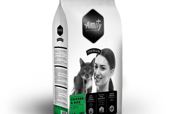 Hrana Uscata Pisici, Amity Premium Cats, Pui si Orez, 10 kg