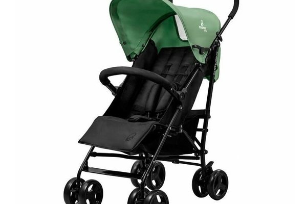 Carucior sport, Asalvo, Mombi 2, Pliabil, Pana la 15 kg, Cadru din otel, Greutate redusa 6 kg, Spatar reglabil in 2 pozitii, Capotina cu fereastra, Cos depozitare, Cu roti detasabile, 0 luni+, Green