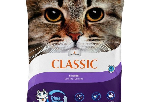 Nisip igienic, Intersand Classic Lavanda, 14 kg