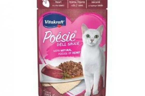 Hrana umeda pisici, Vitakraft Plic Poesie, Inima in Sos, 85 g