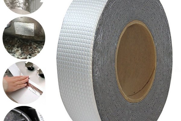 Banda ACOPERIS 100mm x 5M butilica adeziva hidroizolanta bituminoasa durabila Rezistenta la Apa