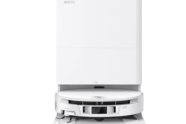 RESIGILAT-Aspirator robot cu mop MOVA S70 Roller Robot Vacuum, 28000Pa, 5200mAh, HydroForce™ Mopping, statie inteligenta, White