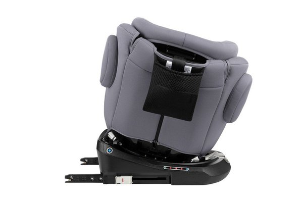 Scaun auto pentru copii cu ISOFIX KikkaBoo I-Felix LightGrey,certificat I-Size 40-150cm,R129,SPS-protectie impact lateral, tetiera reglabila 11 pozitii,sezut rotativ,5 pozitii inclinare spatar,centura top tether,reductor