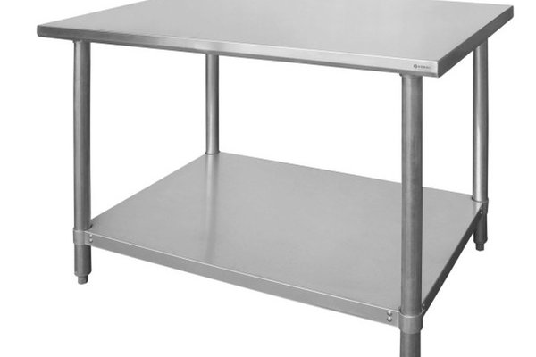 Masa de lucru profesionala inox, Profi Line, blat de lucru si polita inferioara ranforsate, L/l/H-1200x600x850 mm