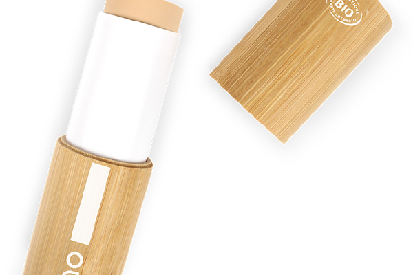 Fond de ten, organic, tip stick, 772, golden beige, Zao