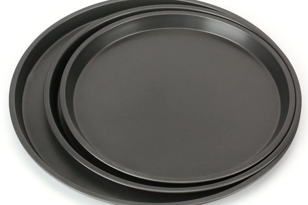 Set 3 tavi rotunde pentru pizza din teflon