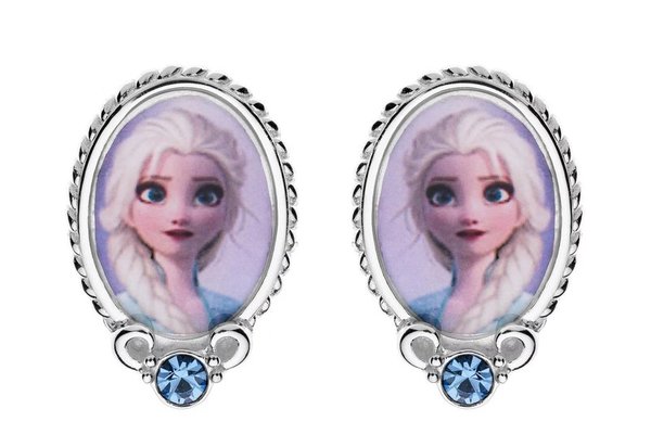 Cercei Disney Frozen Elsa - Argint 925 si Cristale Colorate