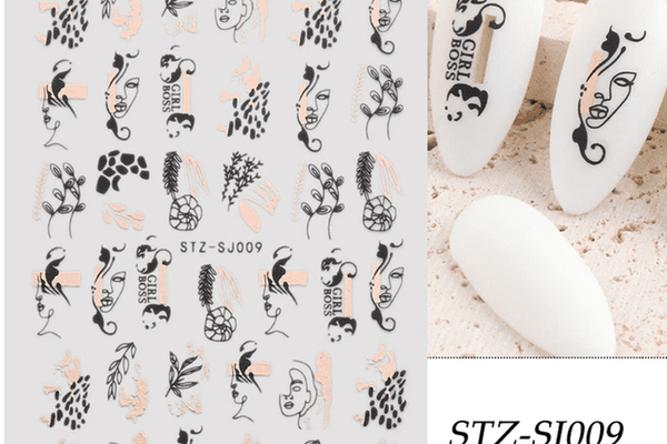 Sticker decor unghii STZ-SJ009