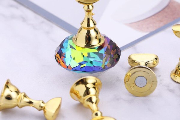 Suport cristale magnetic expunere tipsuri cu 5 rezerve
