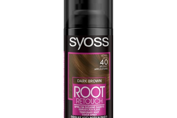 Spray Vopsire Temporara Radacini Saten Inchis 120ml Syoss
