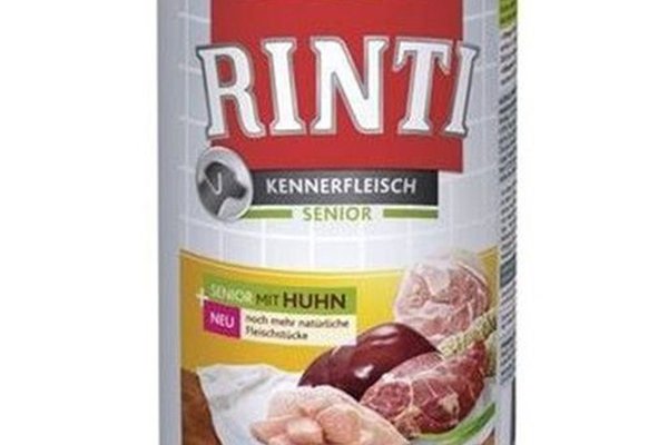 Rinti Senior cu Pui, 400g - Hrana Umida pentru Caini Varstnici